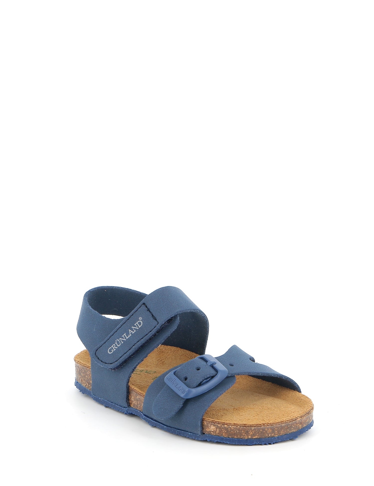 Sandali con strappi Blu Grunland Junior