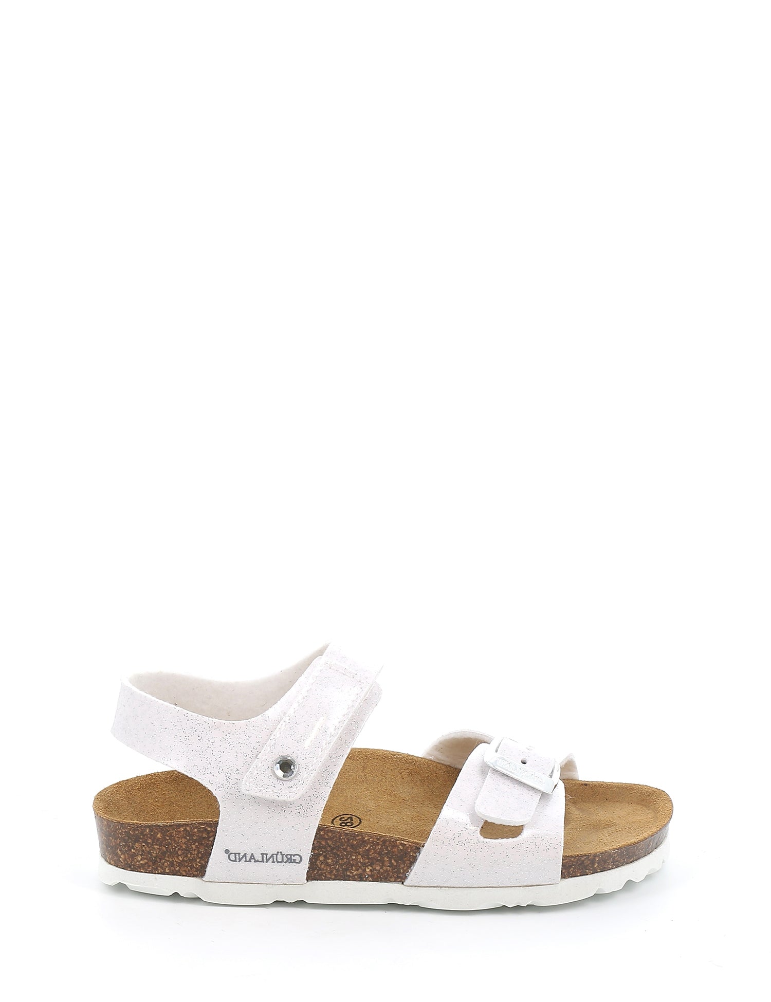 Sandali con strappi Bianco Grunland Junior