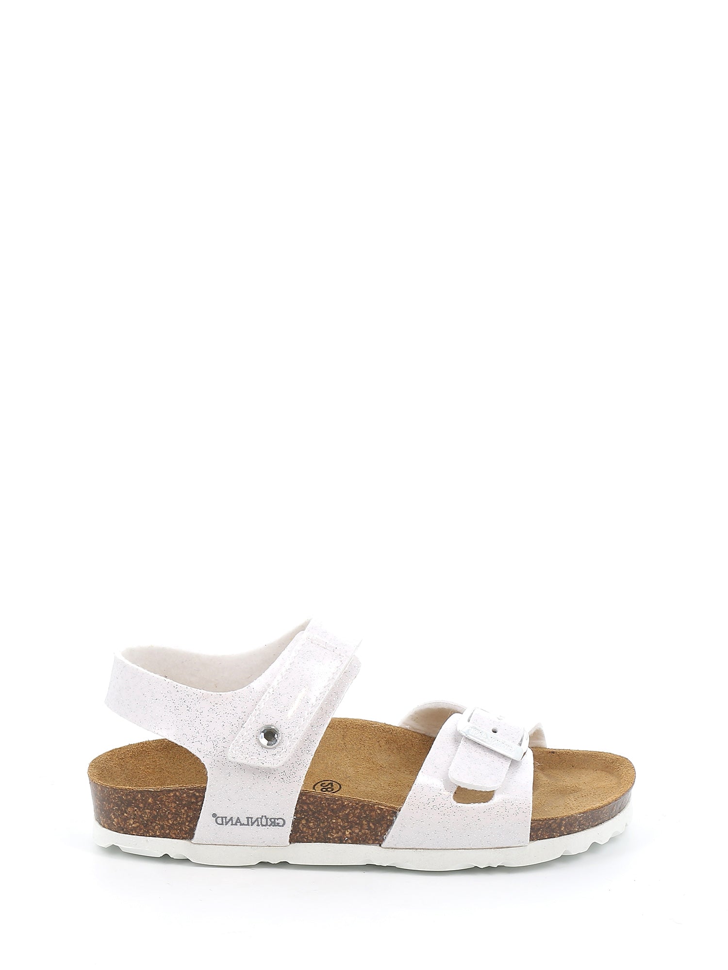 Sandali con strappi Bianco Grunland Junior