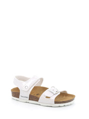 Sandali con strappi Bianco Grunland Junior