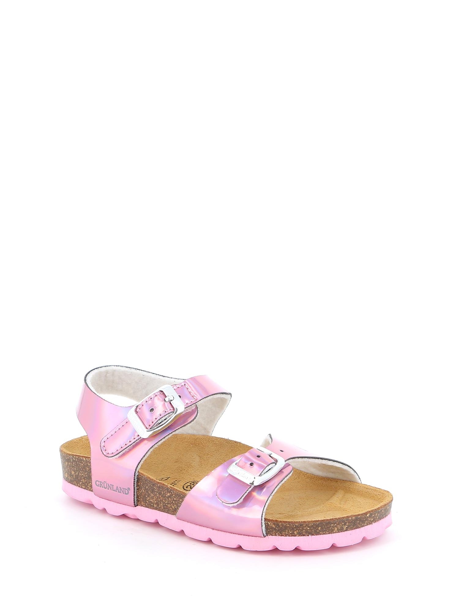 Sandali Rosa Bianco Grunland Junior
