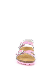 Sandali Rosa Bianco Grunland Junior