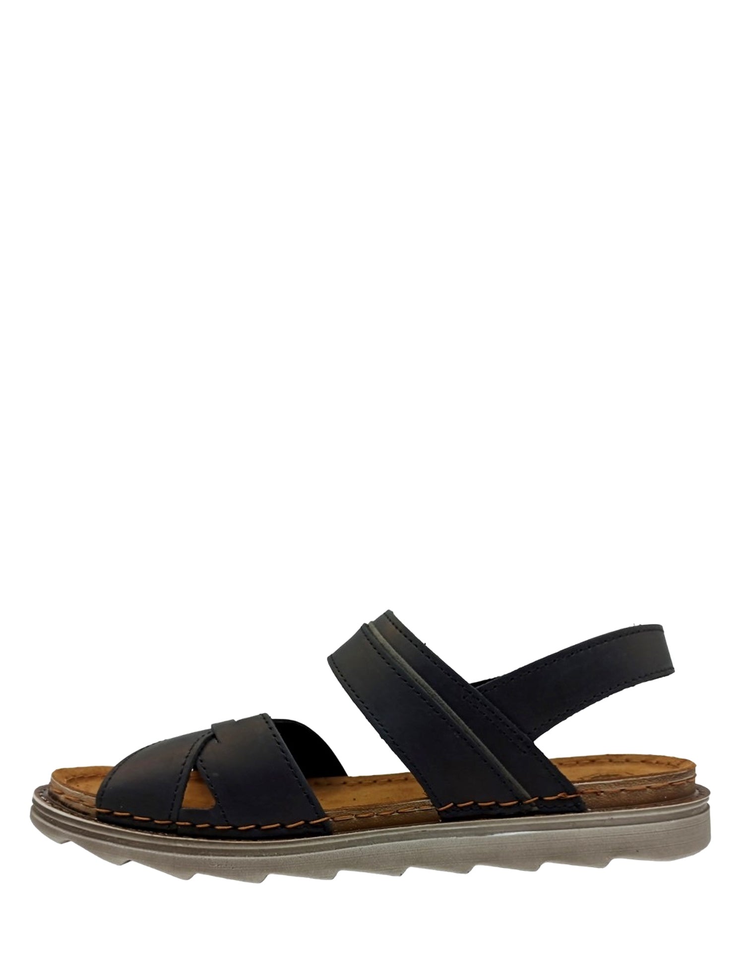 Sandali con strappi Nero Lumberjack