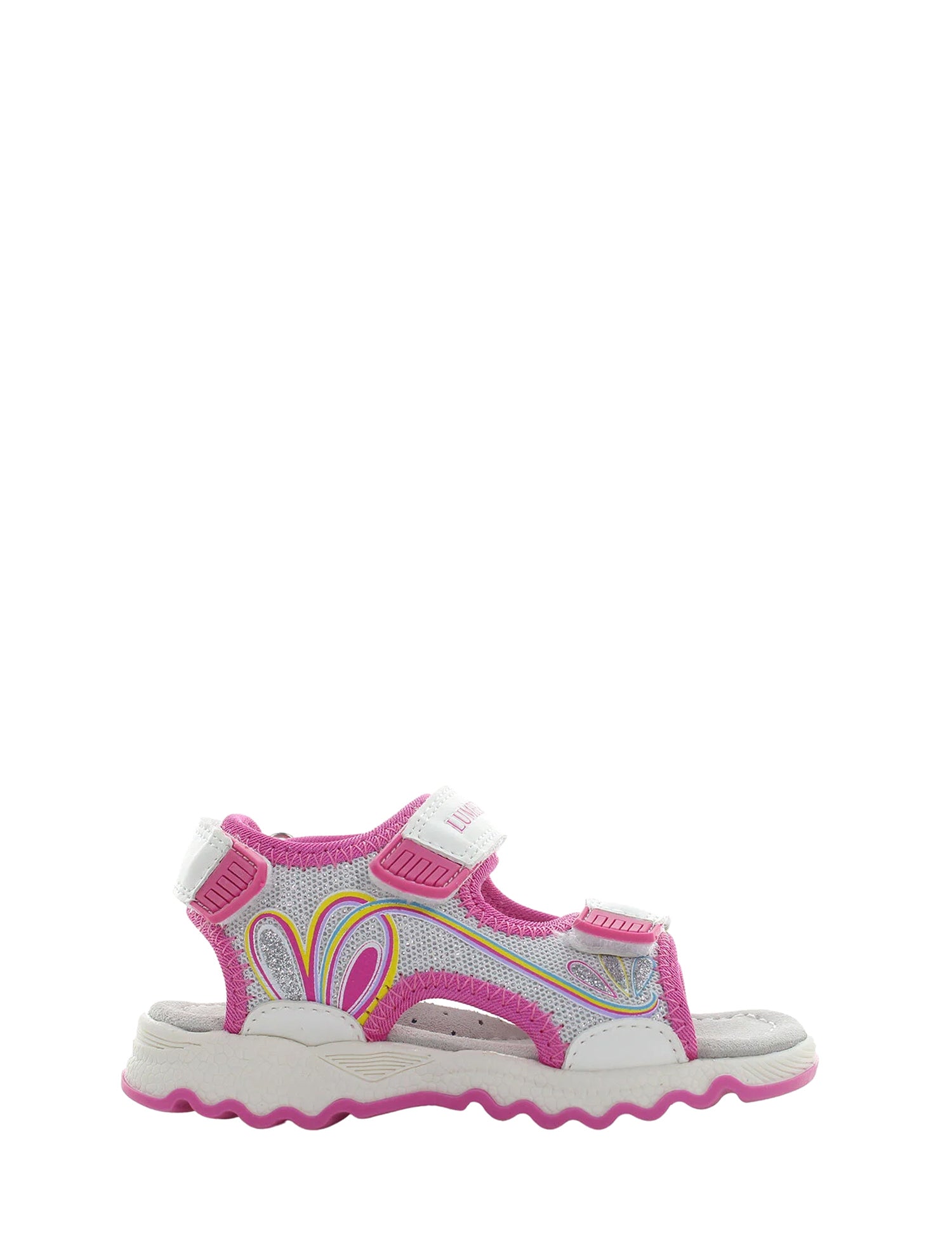 Sandali con strappi Rosa Lumberjack