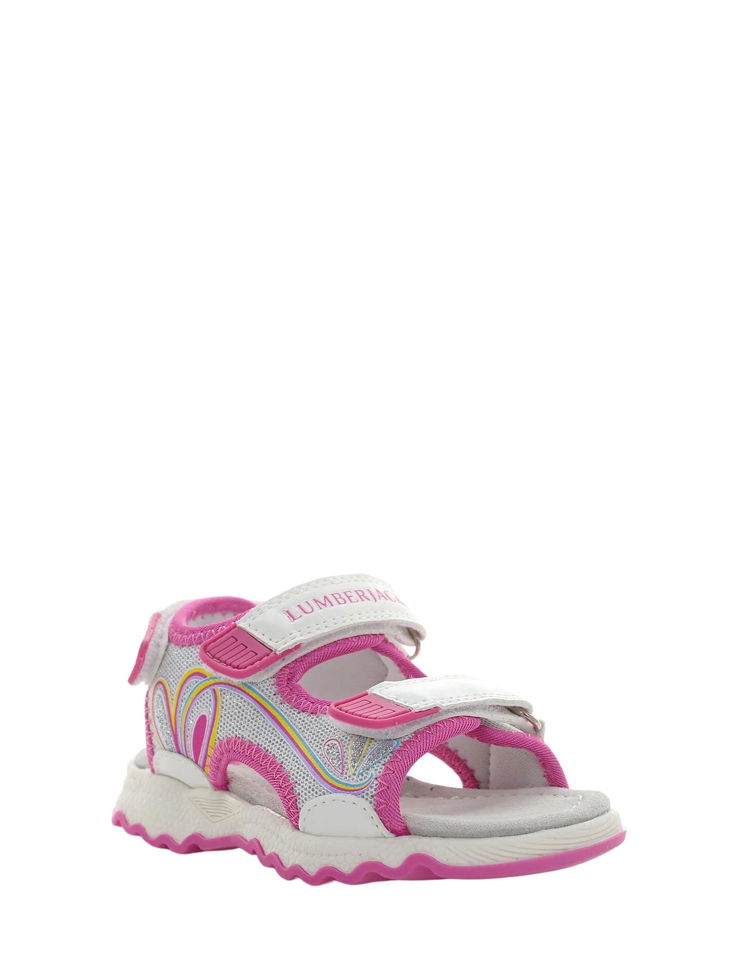 Sandali con strappi Rosa Lumberjack