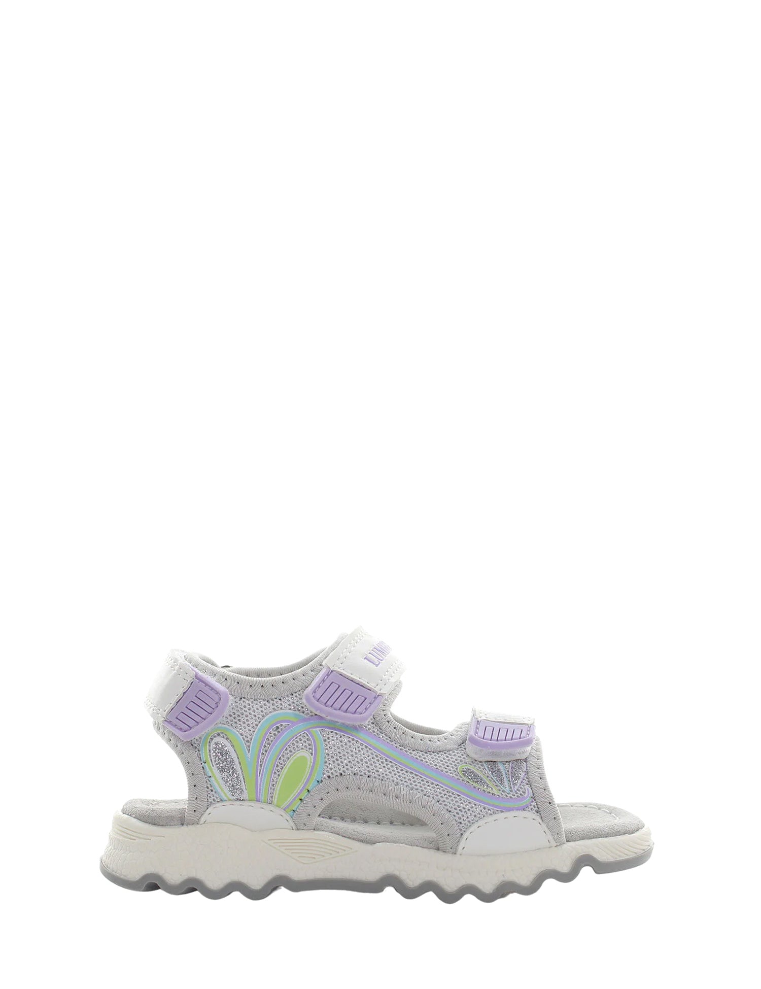Sandali con strappi Viola Lumberjack