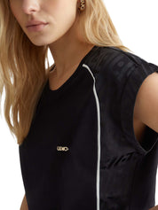 T-shirt Nero Liu-jo