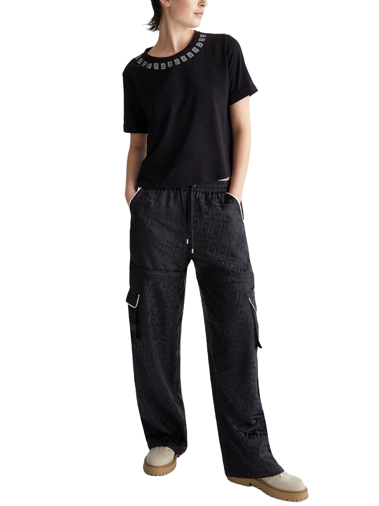 T-shirt Nero Liu-jo