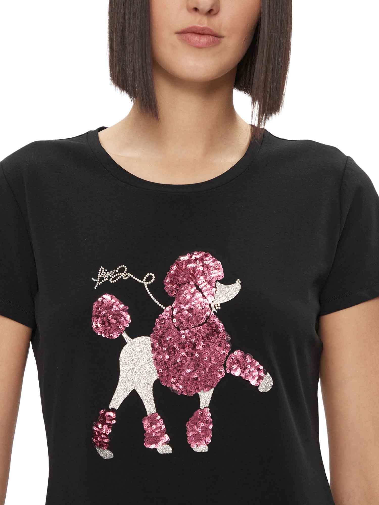 T-shirt Nero Liu-jo