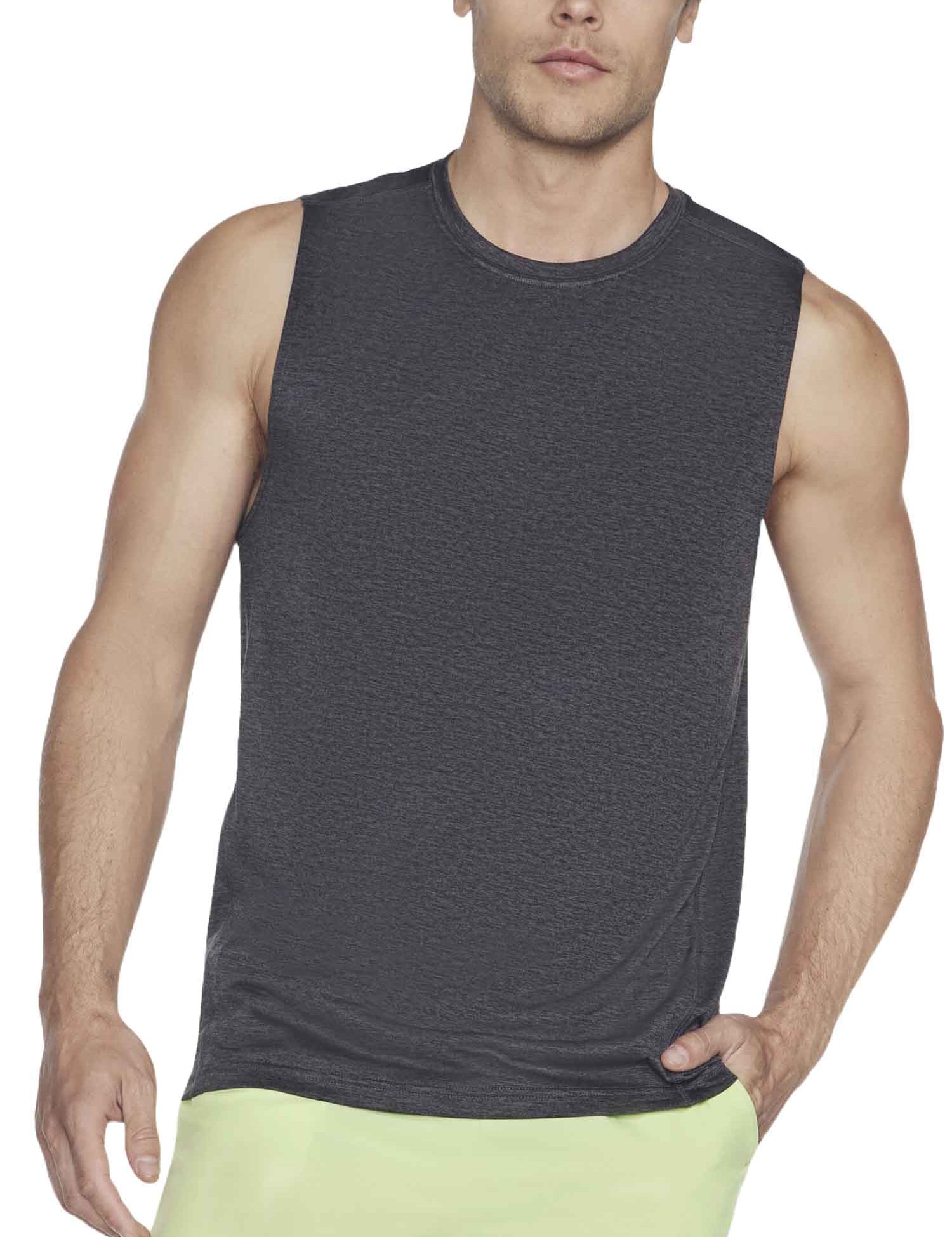 Canotte Antracite Skechers