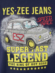 T-shirt Blu Yes-zee