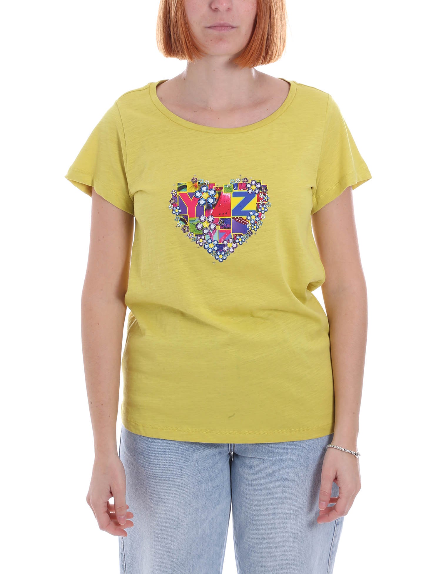 T-shirt Giallo Yes-zee