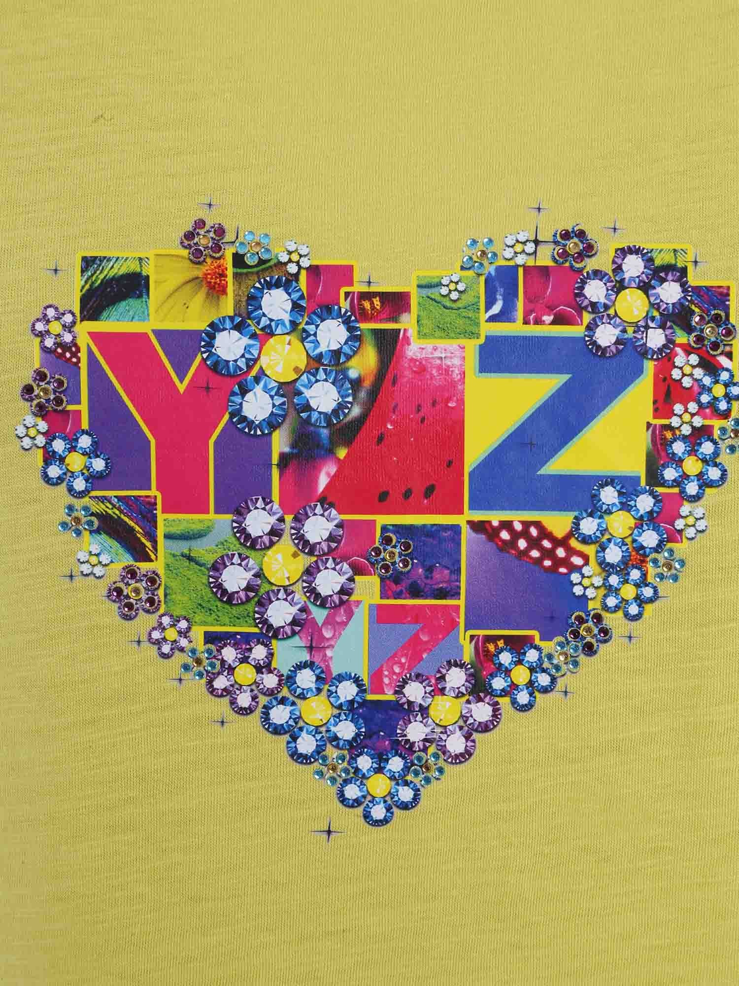 T-shirt Giallo Yes-zee