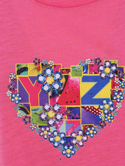 T-shirt Fucsia Yes-zee