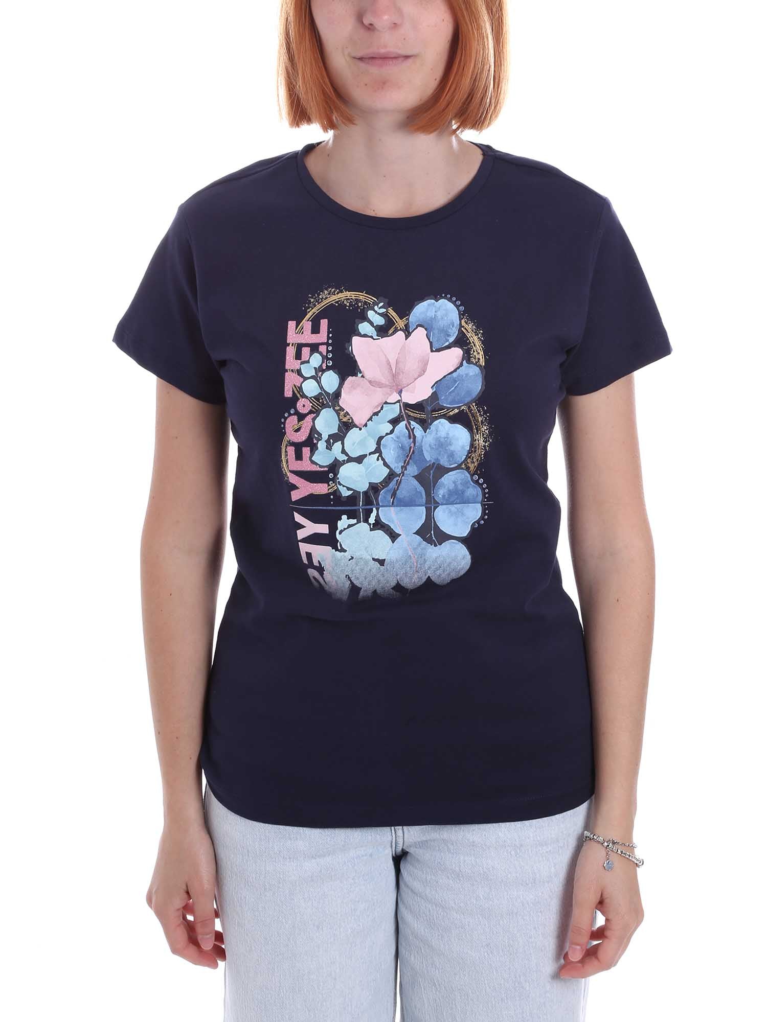 T-shirt Blu Yes-zee