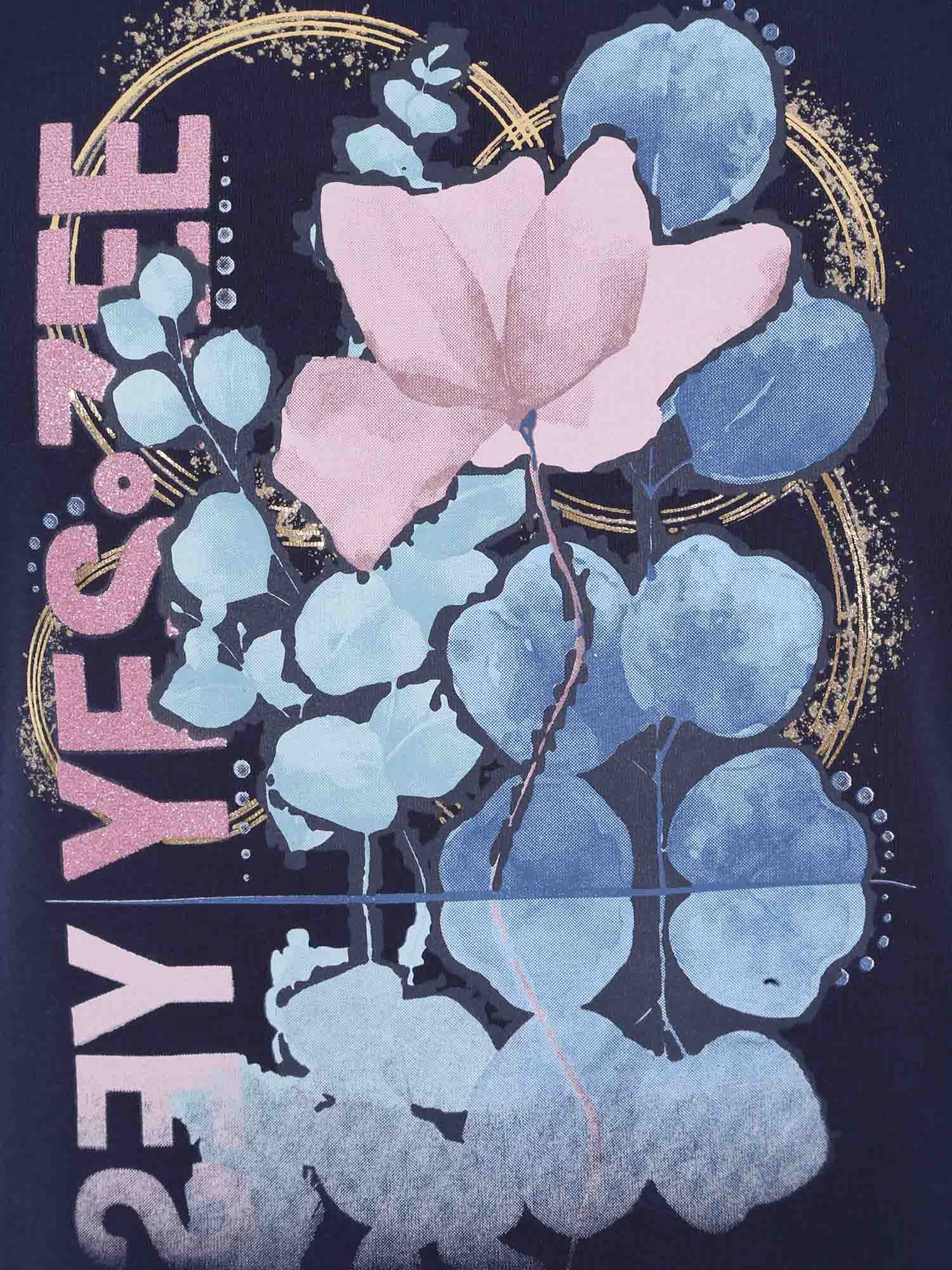 T-shirt Blu Yes-zee