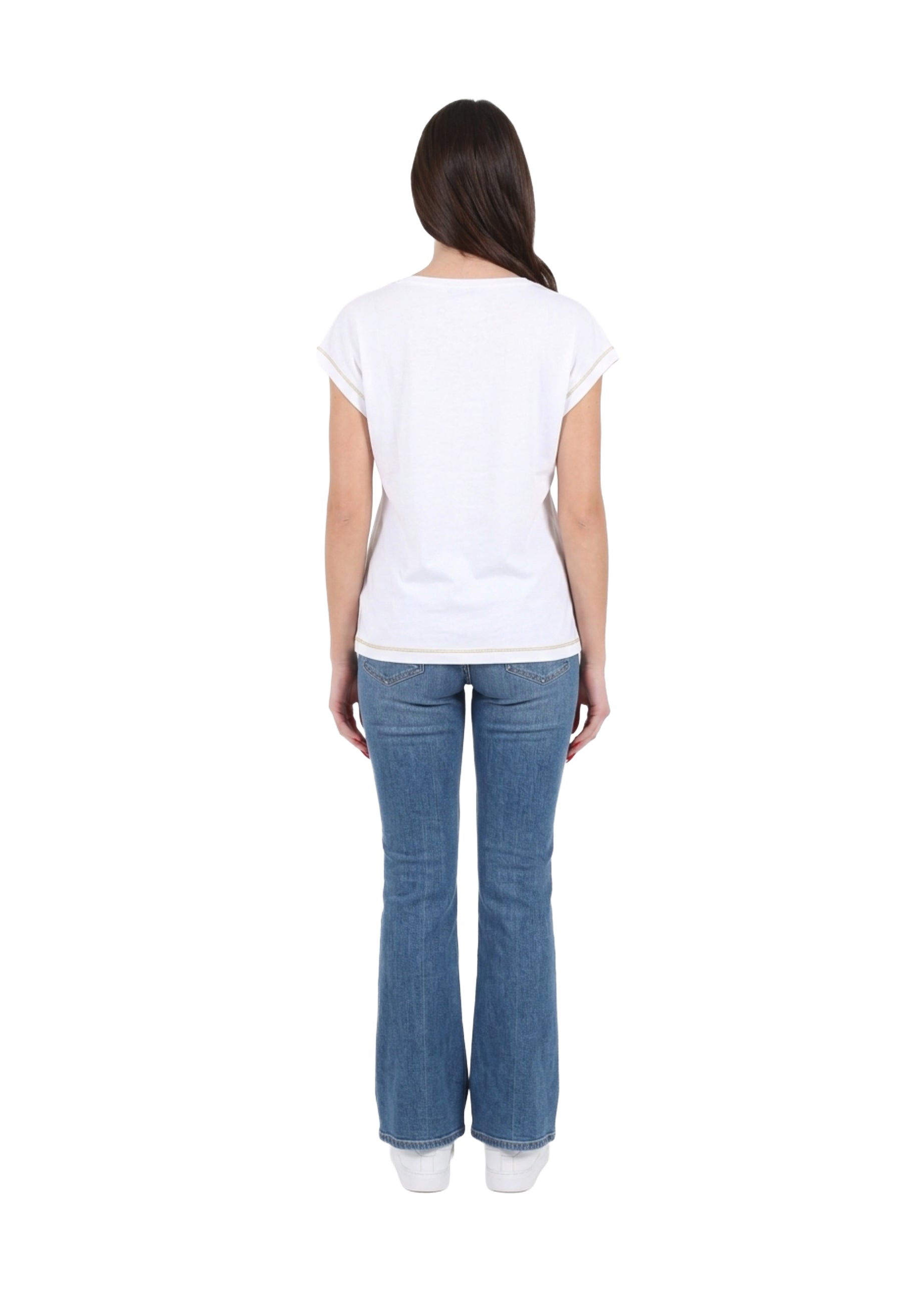 T-shirt Bianco Yes-zee