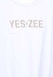 T-shirt Bianco Yes-zee