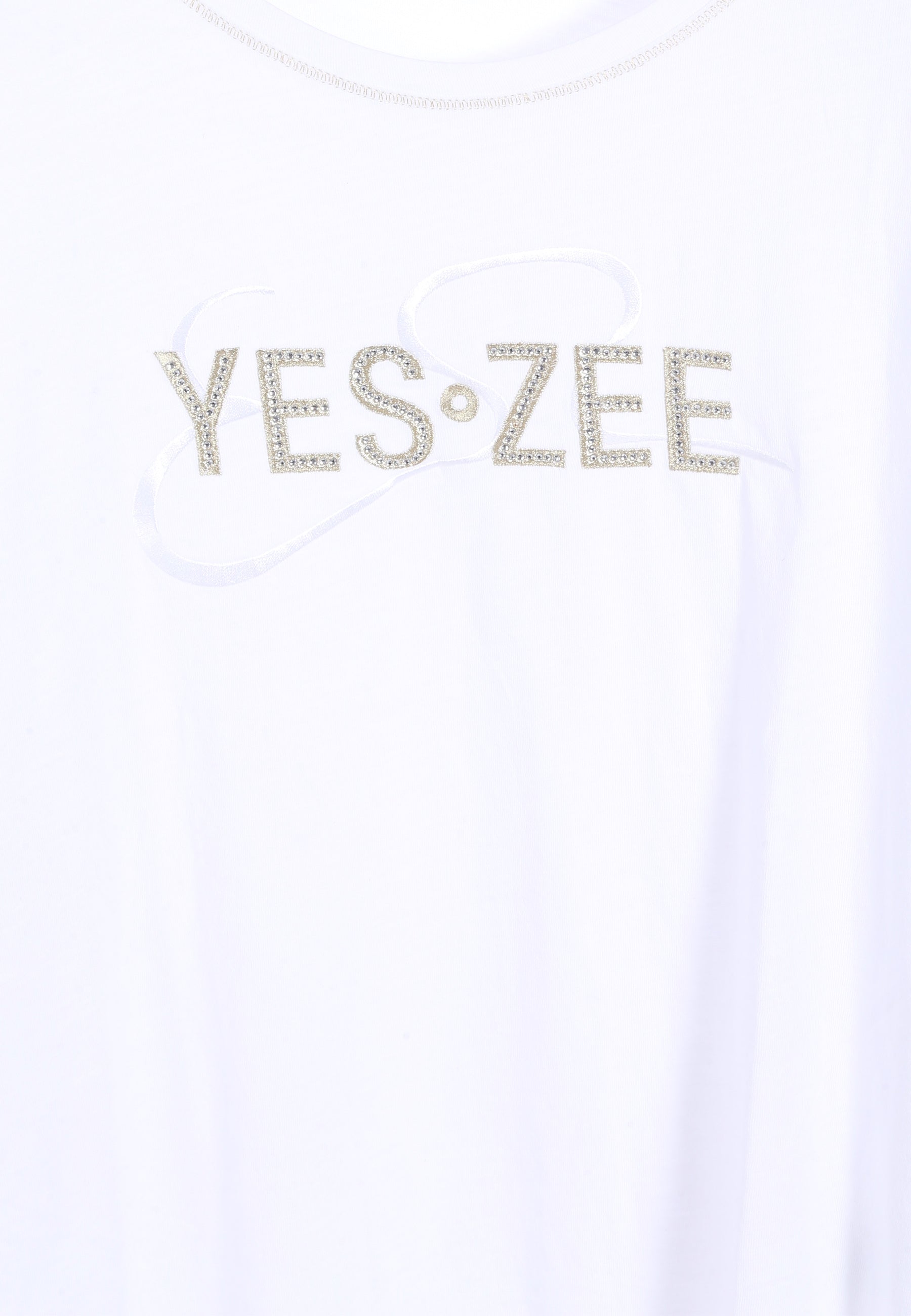 T-shirt Bianco Yes-zee