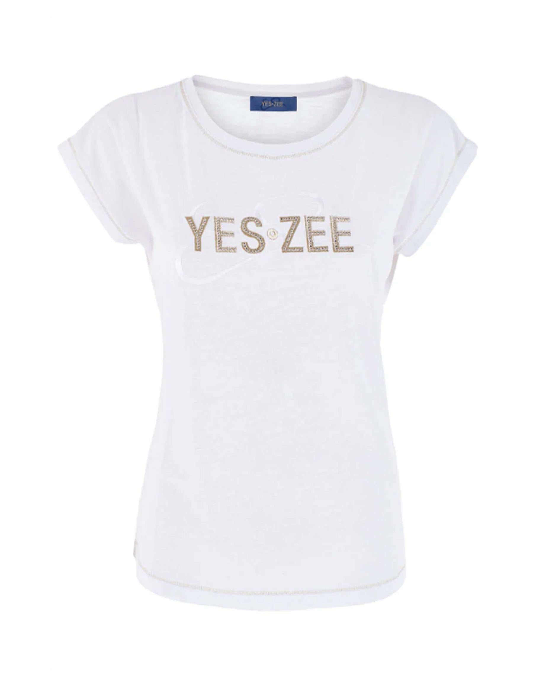 T-shirt Bianco Yes-zee