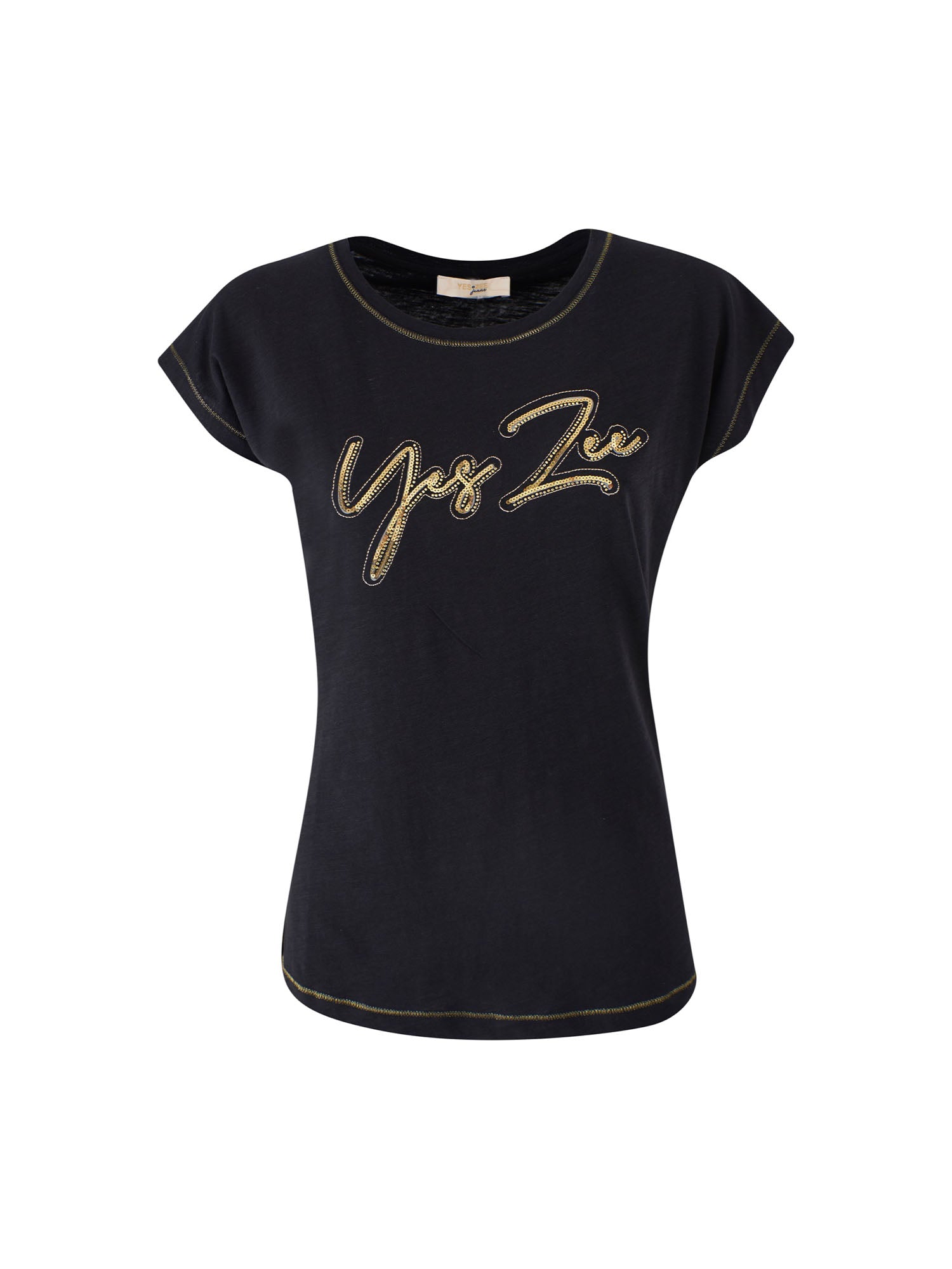 T-shirt Nero Yes-zee