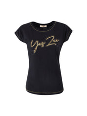T-shirt Nero Yes-zee