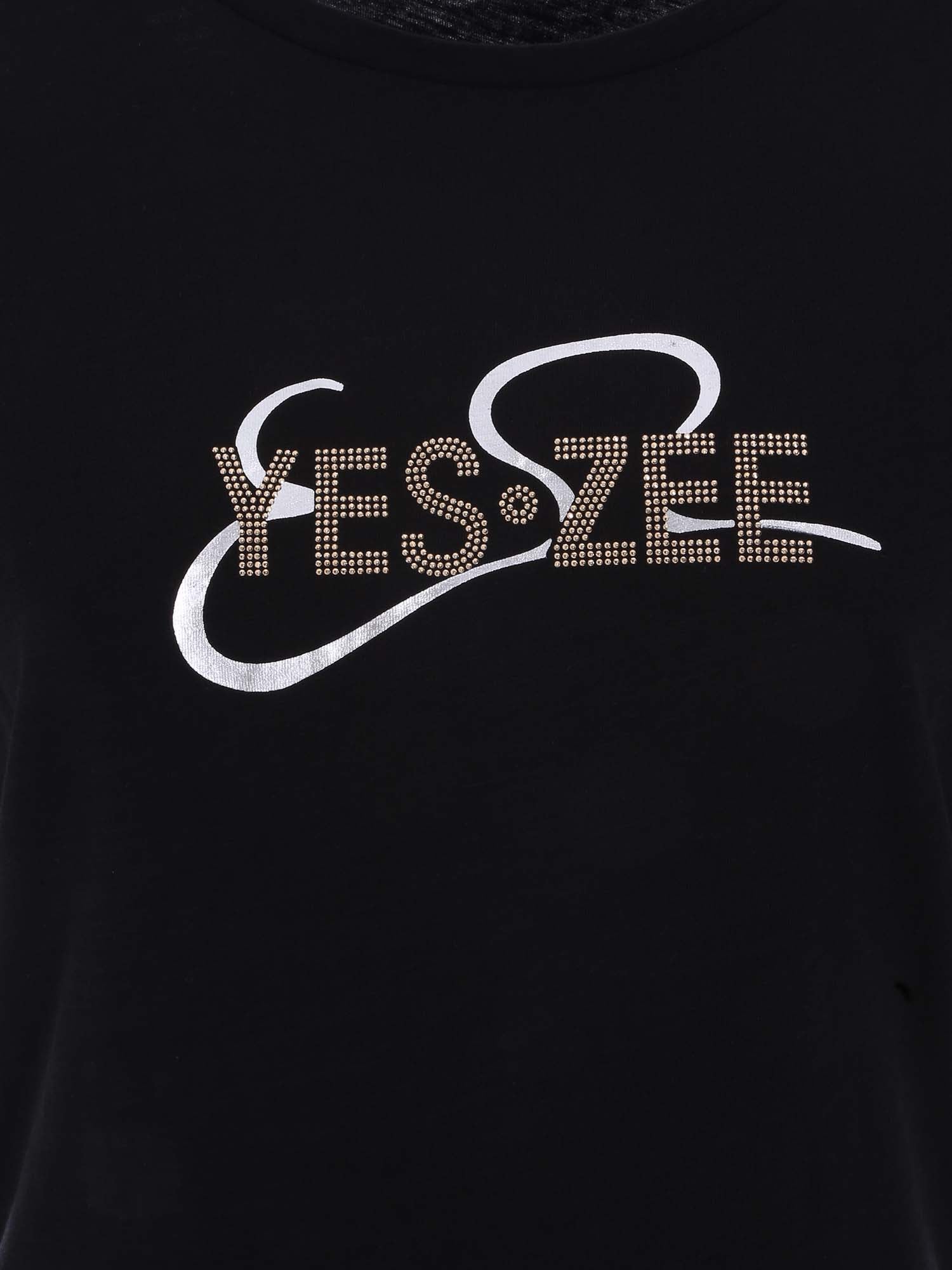 T-shirt Nero Yes-zee