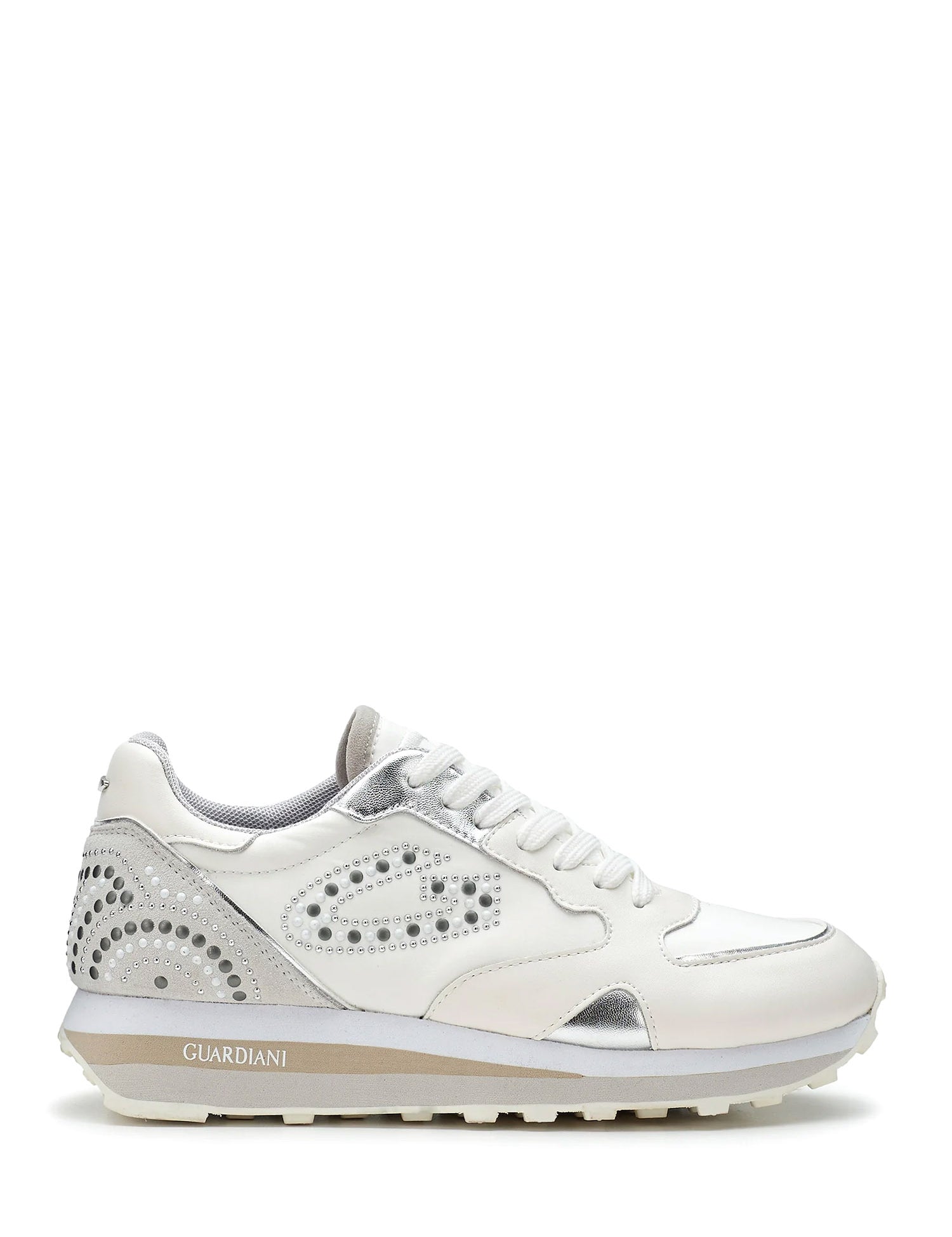 Sneakers Bianco Alberto Guardiani