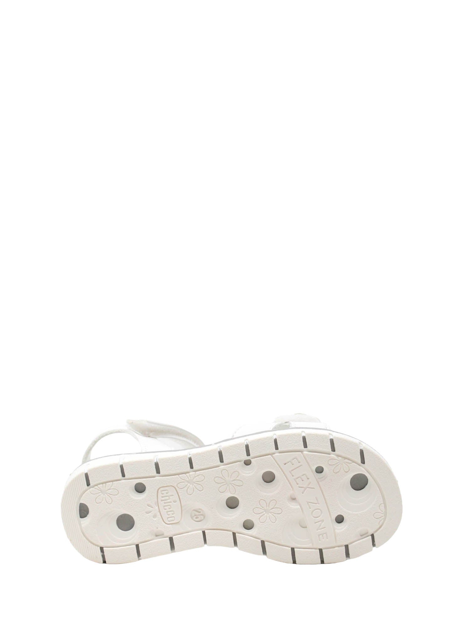 Sandali con strappi Bianco Chicco