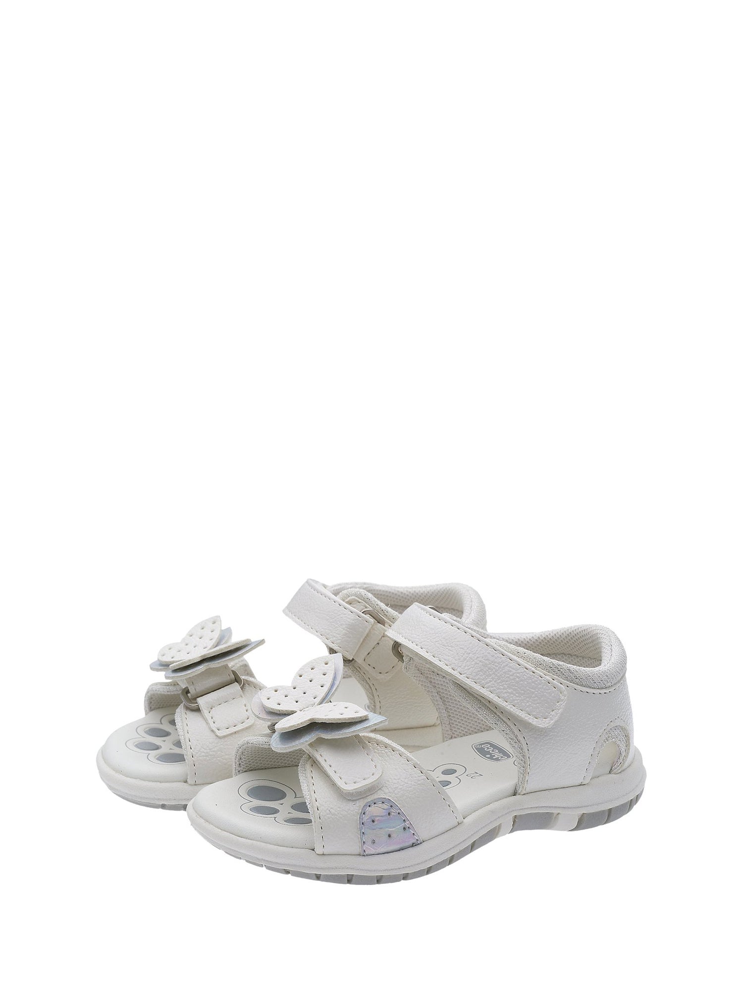 Sandali con strappi Bianco Chicco