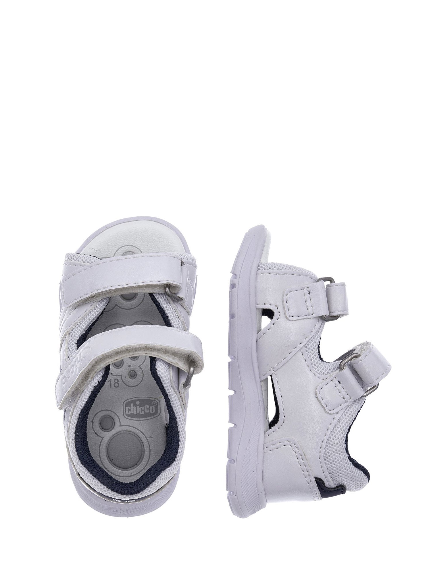 Sandali con strappi Bianco Chicco