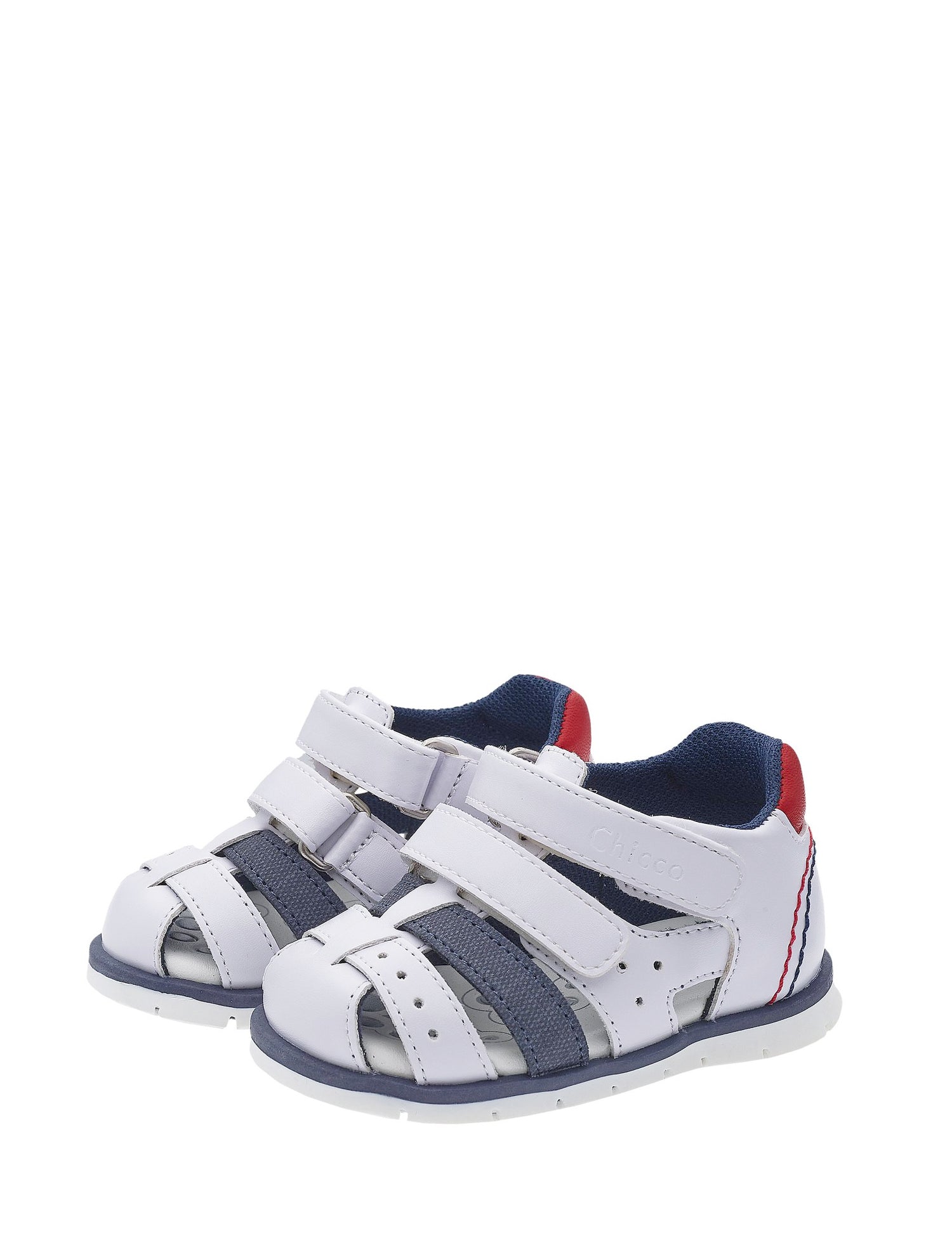 Sandali con strappi Bianco Chicco