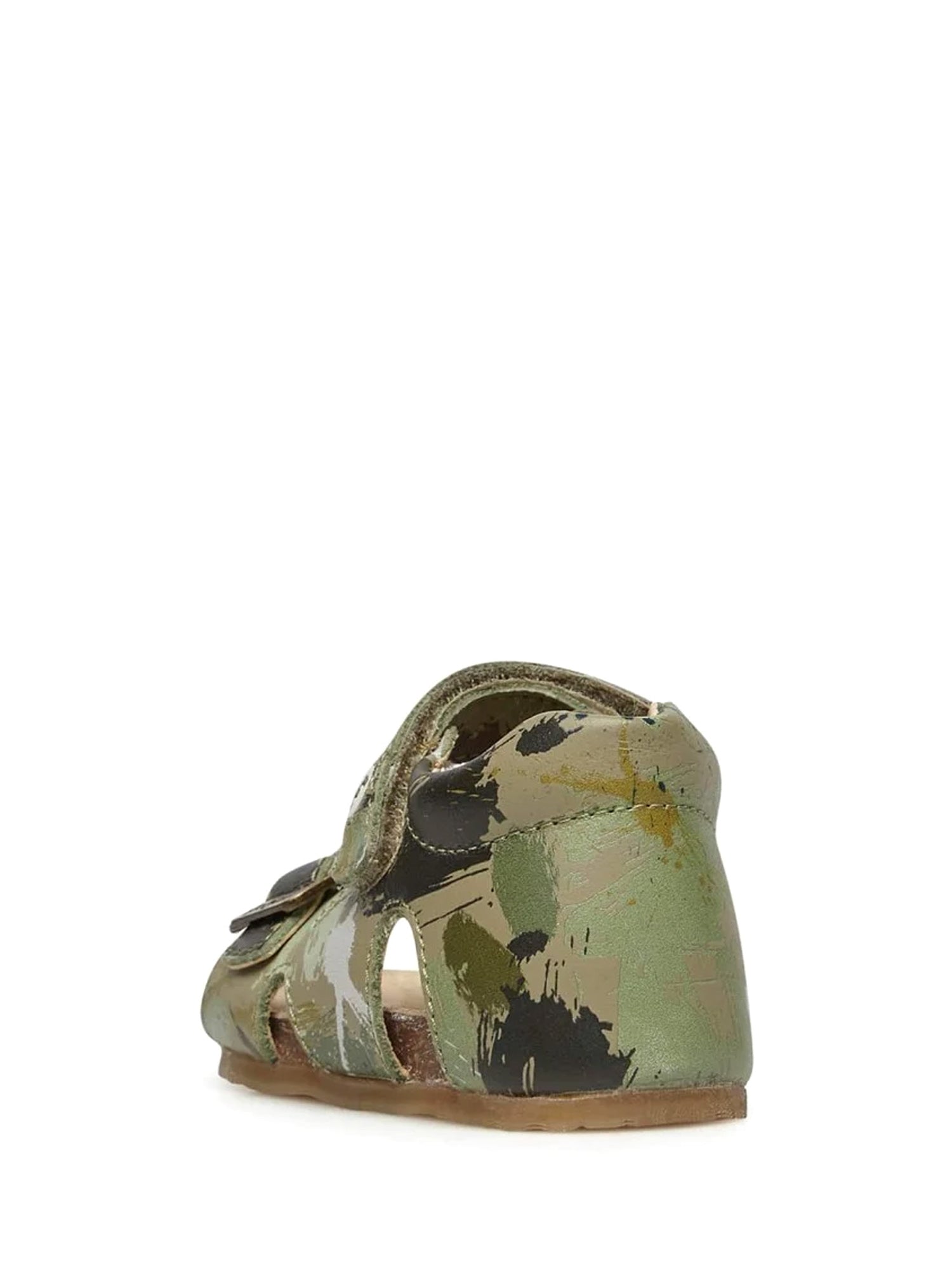 Sandali con strappi Verde Falcotto