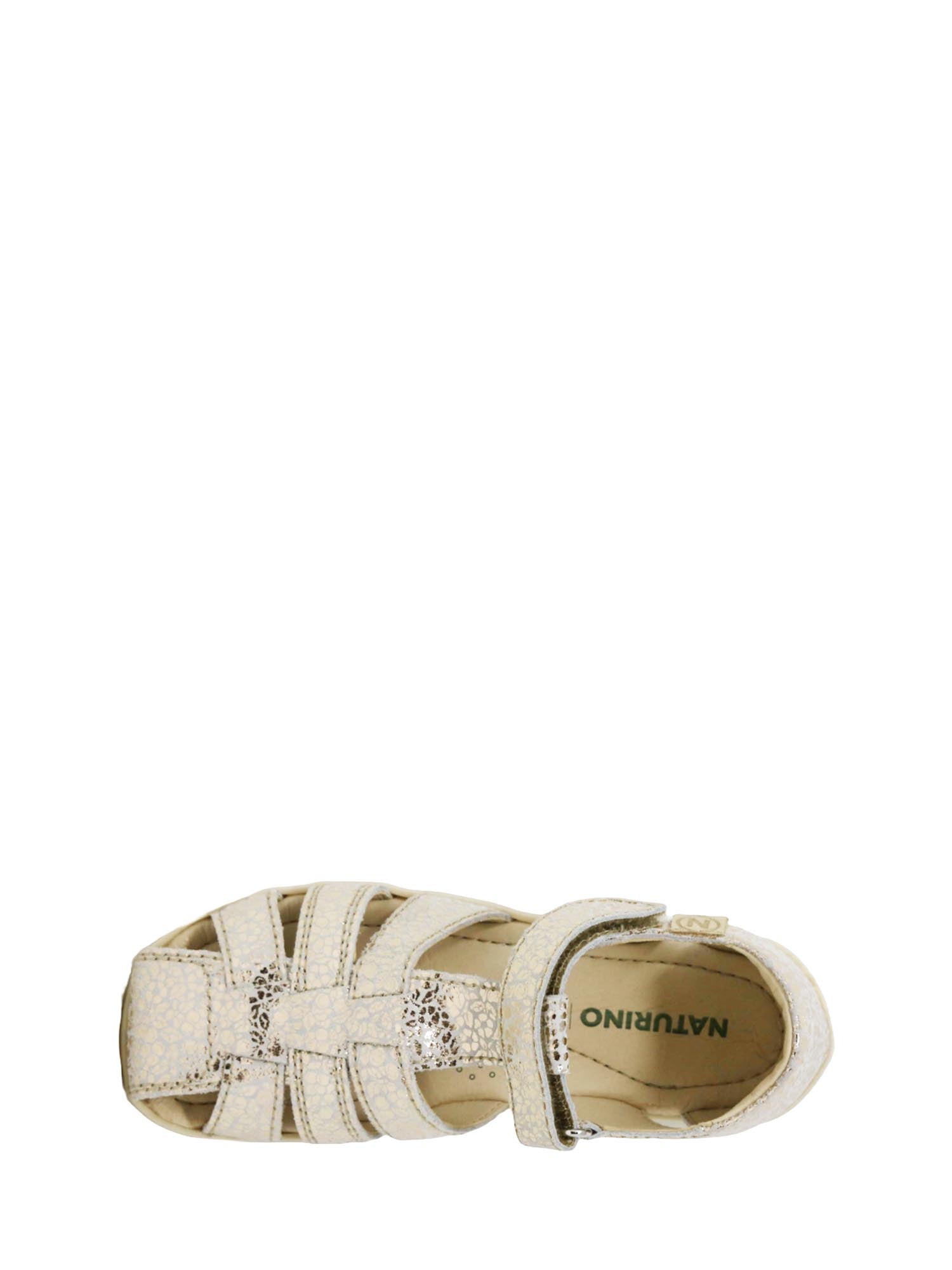 Sandali con strappi Oro Naturino
