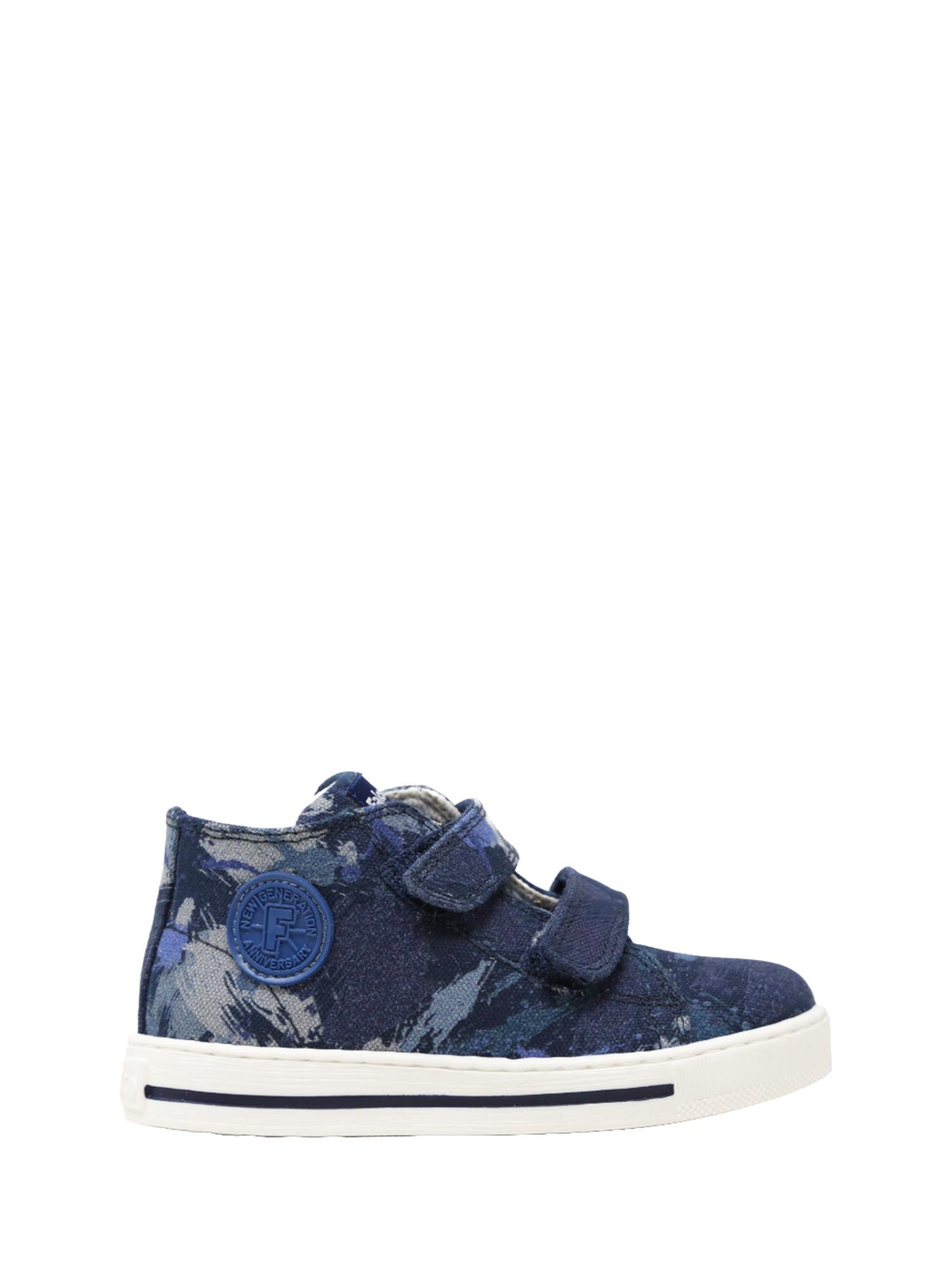 Scarpe con strappi Blu Falcotto