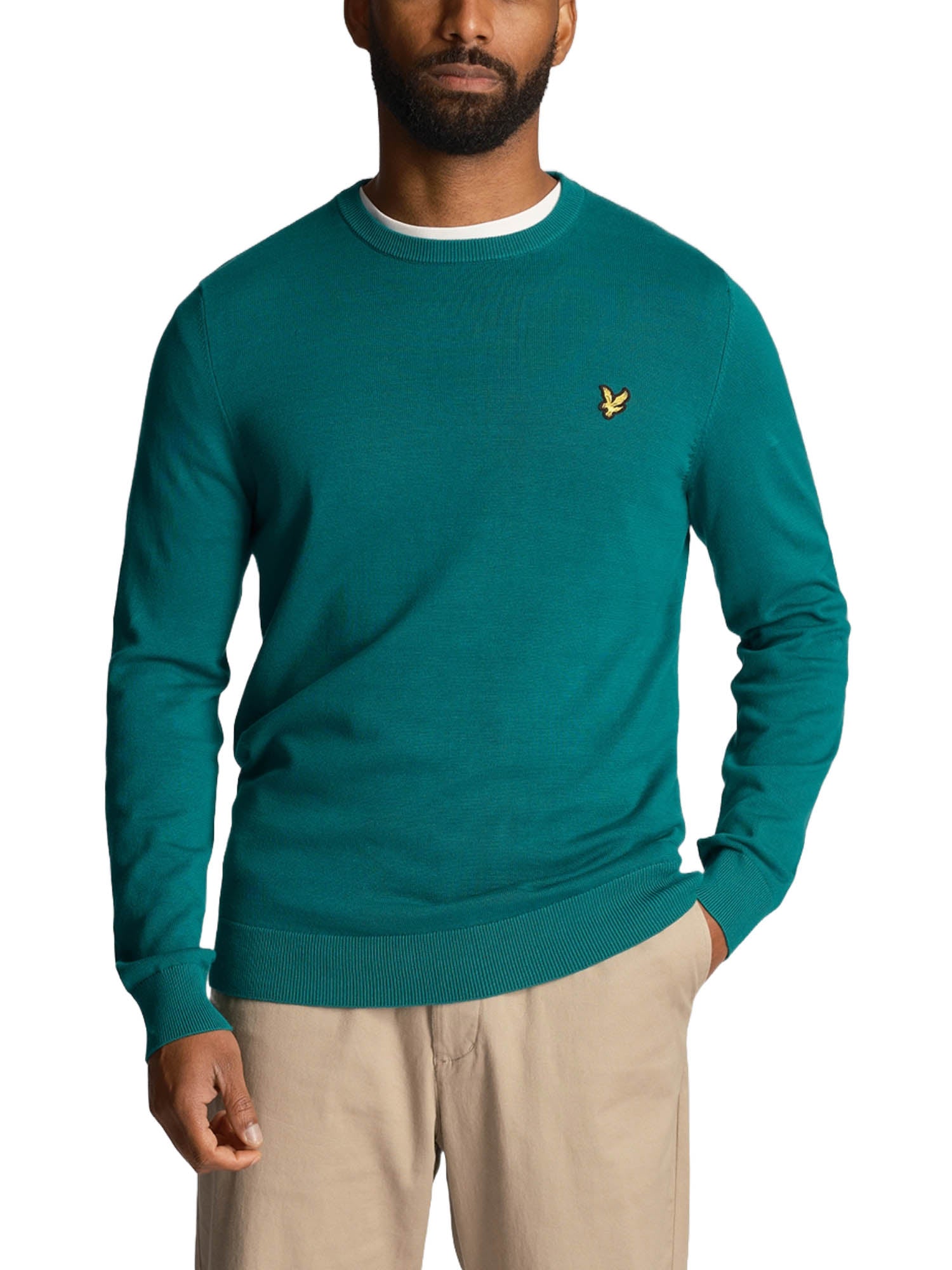 Maglioncini Verde Giallo Lyle & Scott