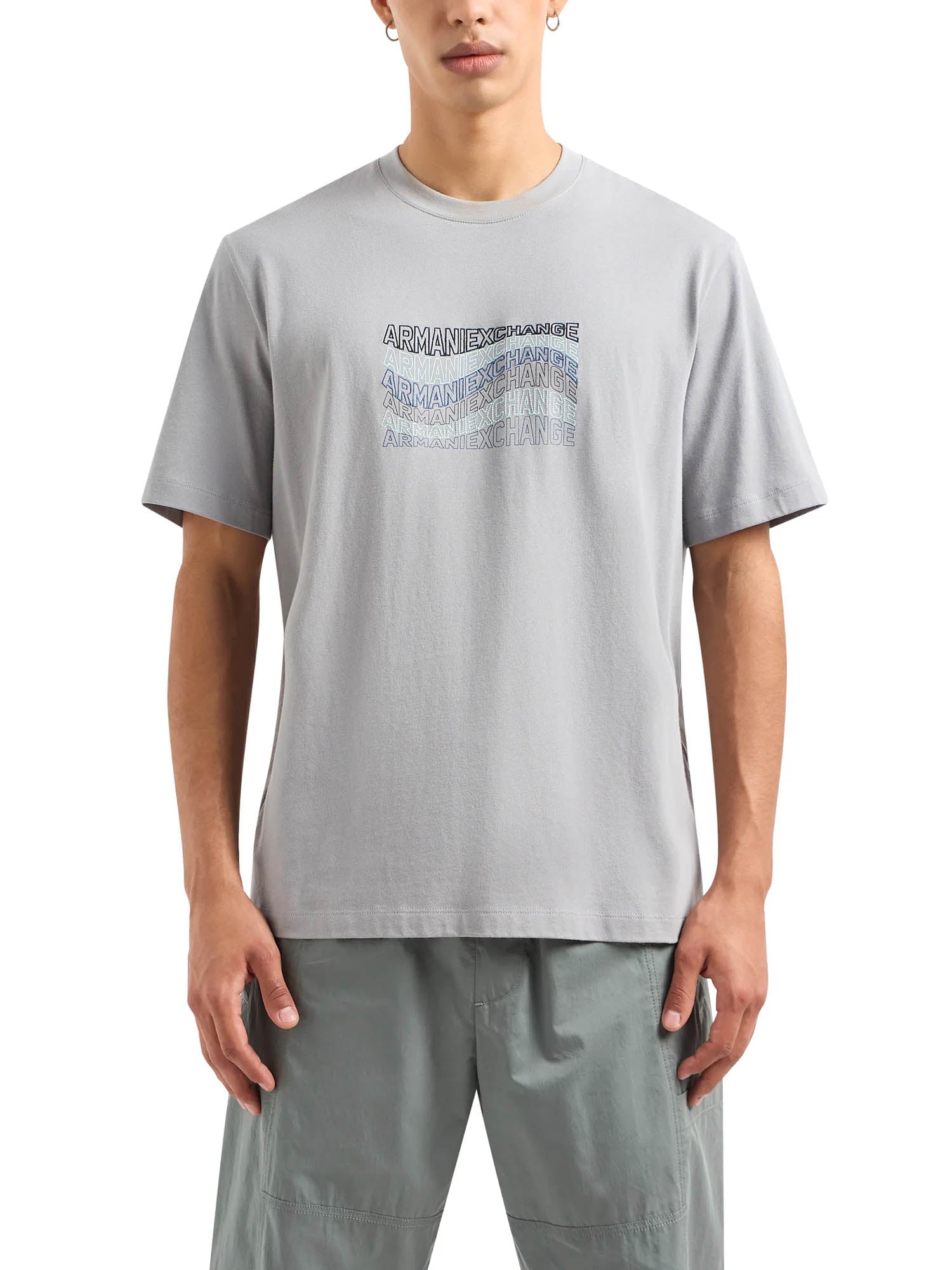 T-shirt Grigio Armani Exchange