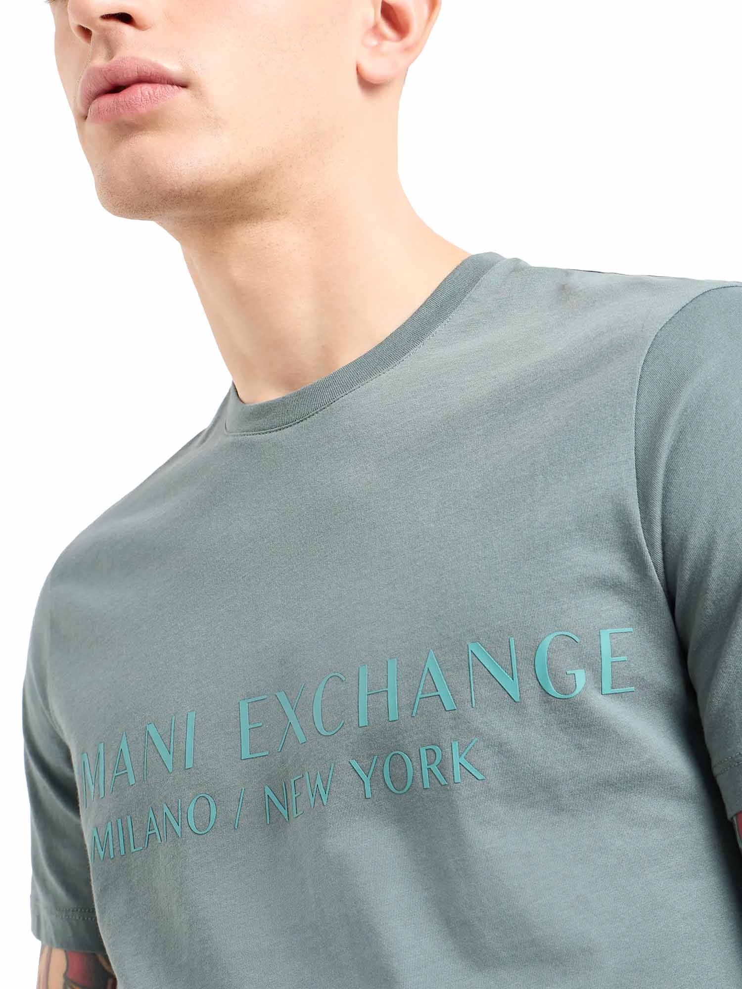 T-shirt Verde Armani Exchange