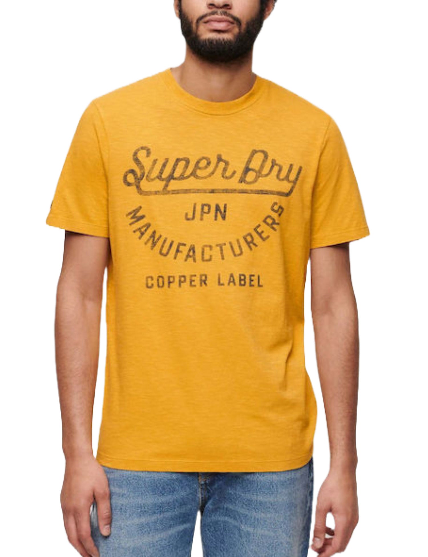 T-shirt Giallo Superdry