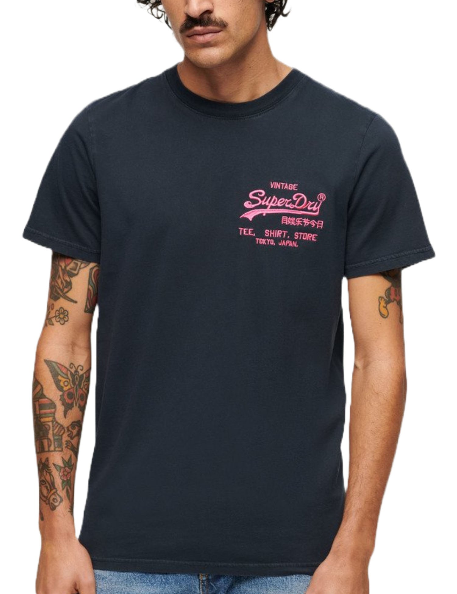 T-shirt Blu Superdry