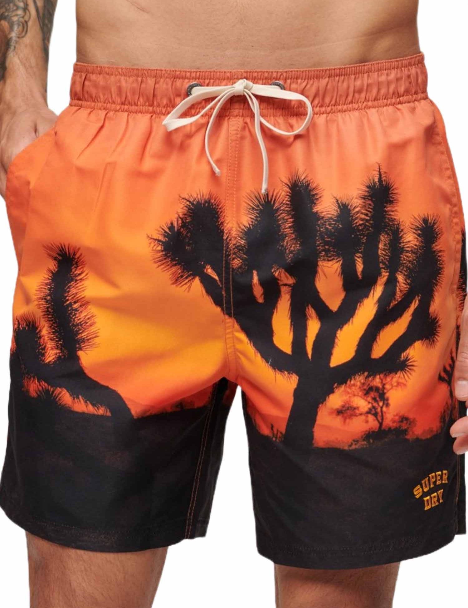 Costumi Arancio Superdry
