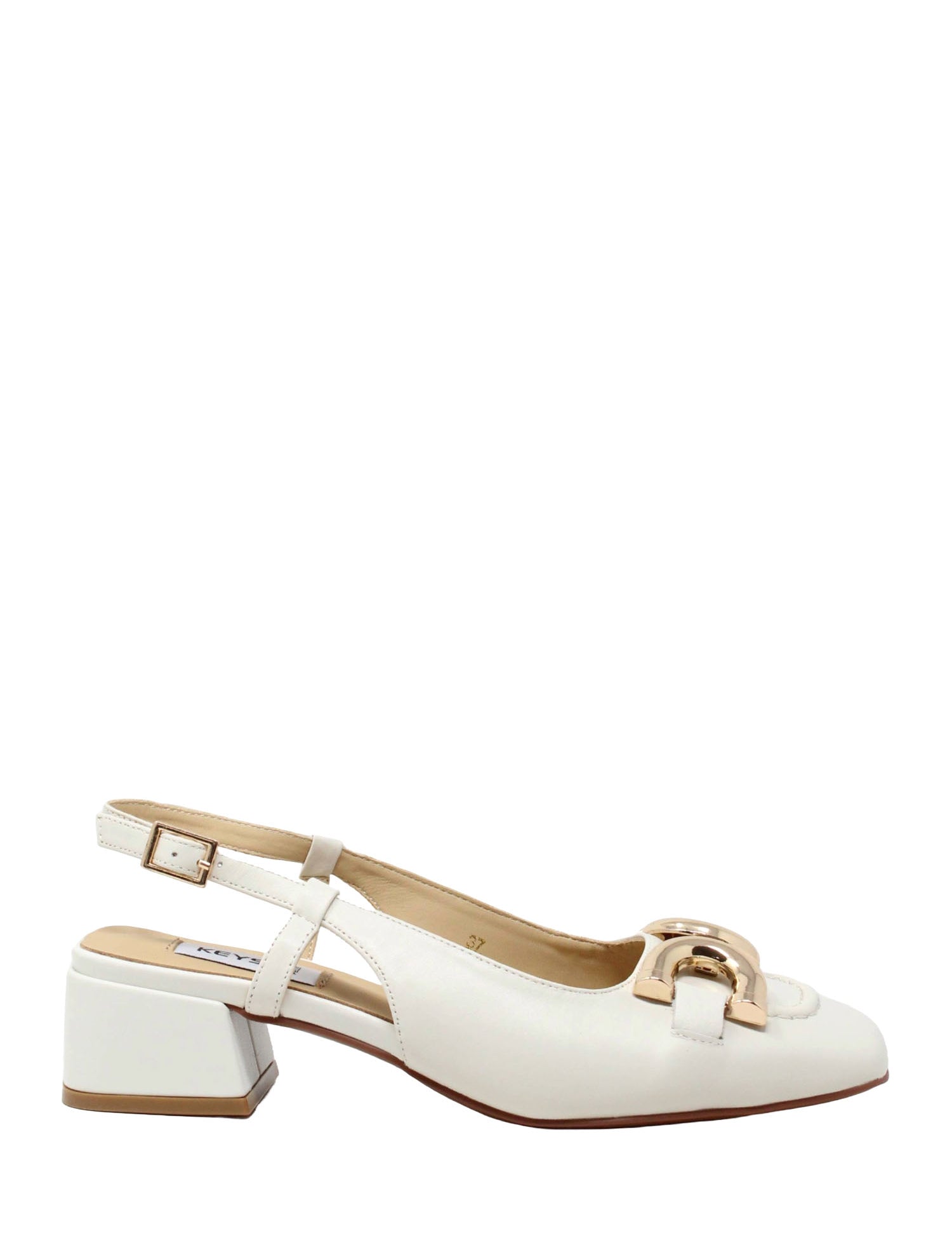 Decolleté Bianco Keys