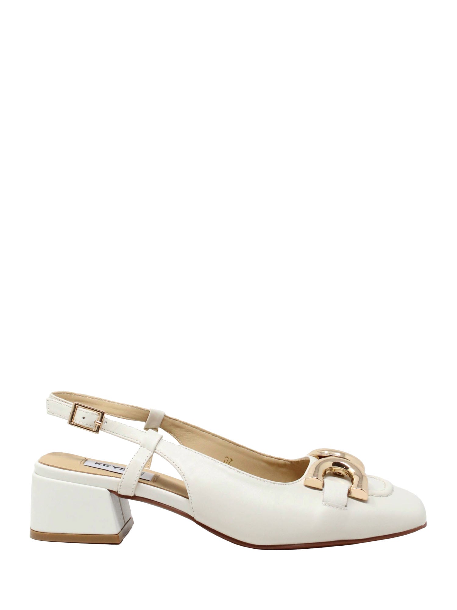 Decolleté Bianco Keys
