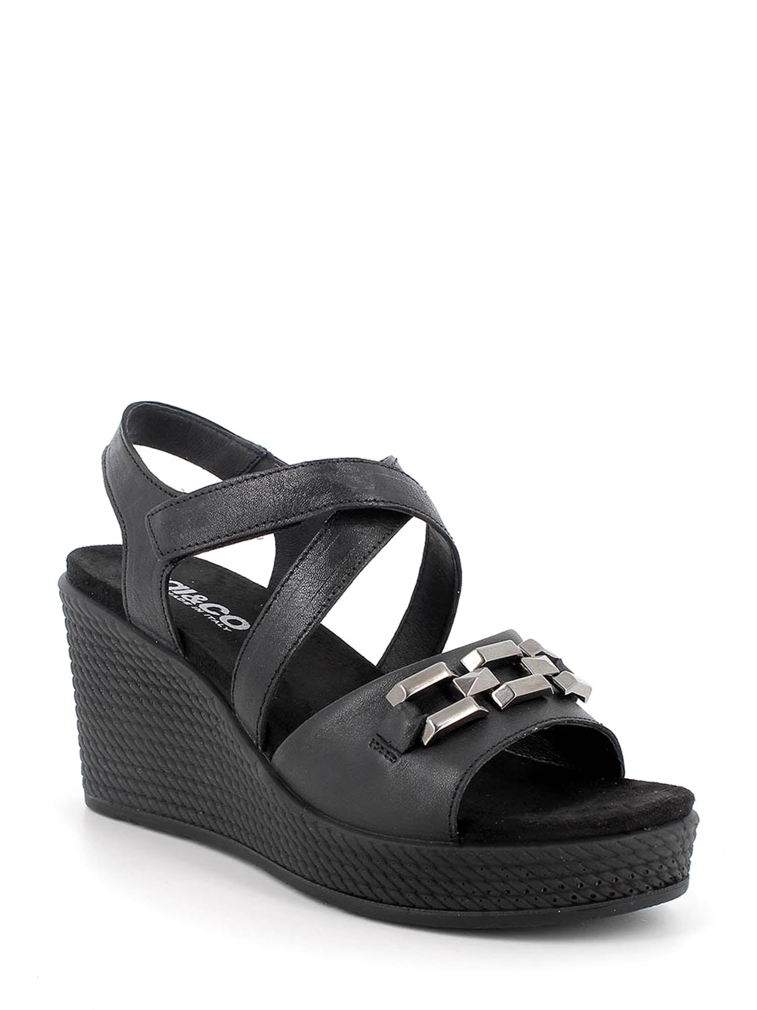 Sandali zeppa Nero Igi&co