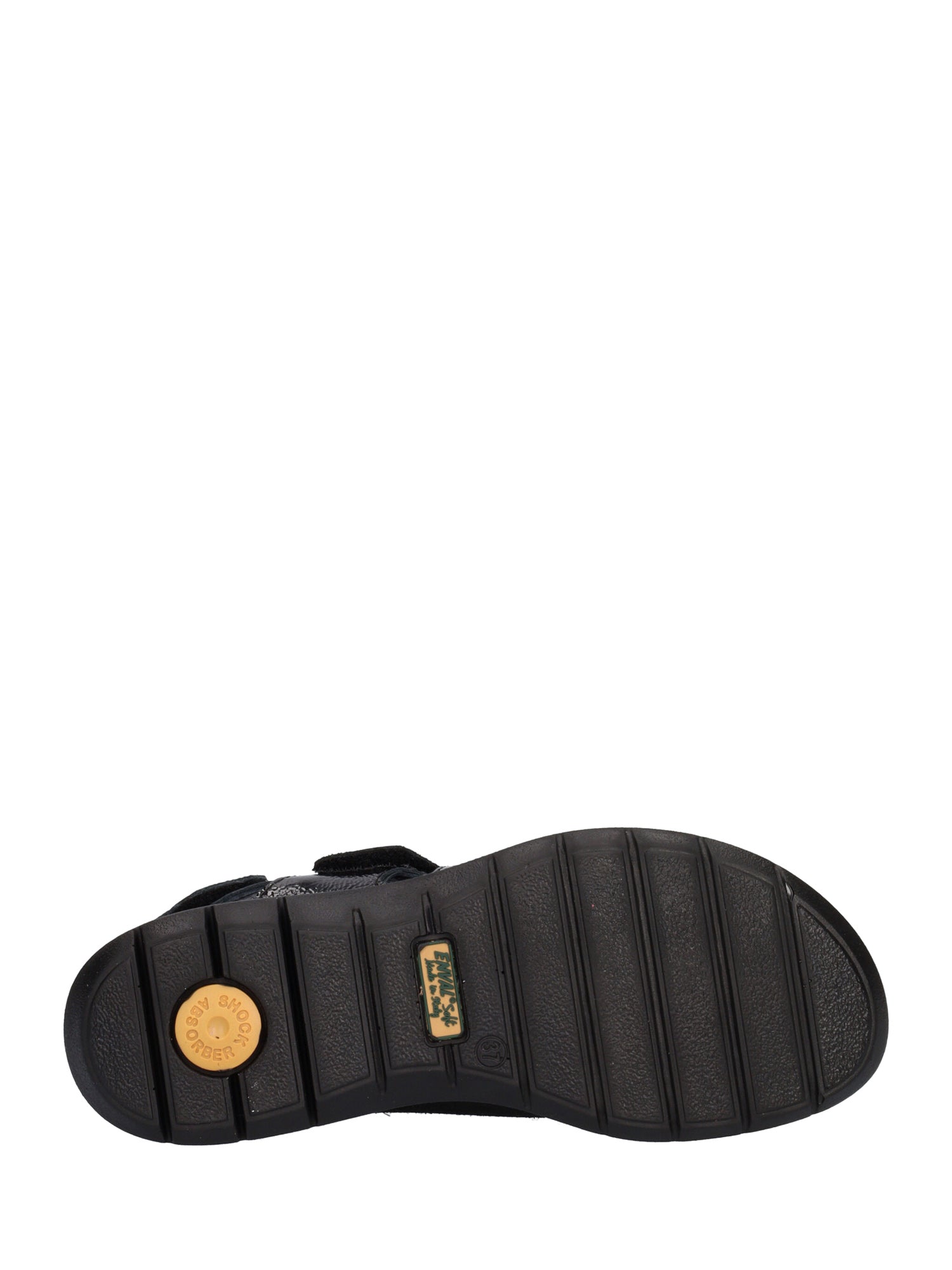 Sandali con strappi Nero Enval