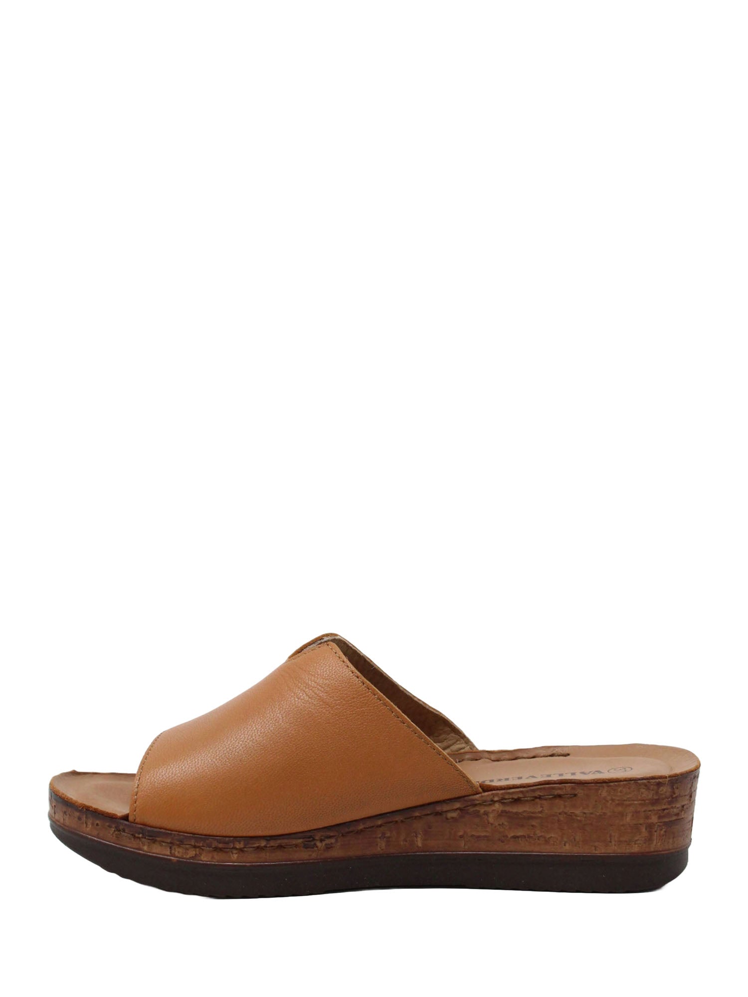 Sandali zeppa Marrone Valleverde