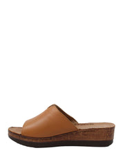 Sandali zeppa Marrone Valleverde
