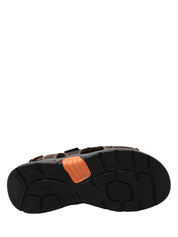 Sandali con strappi Marrone Valleverde