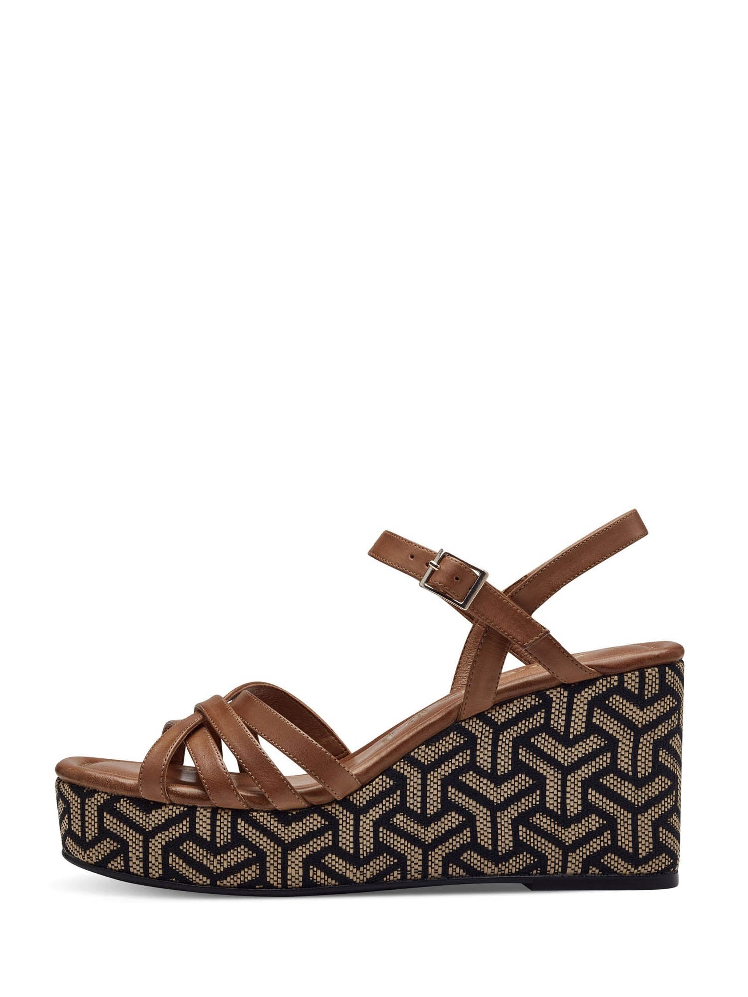 Sandali zeppa Marrone Tamaris