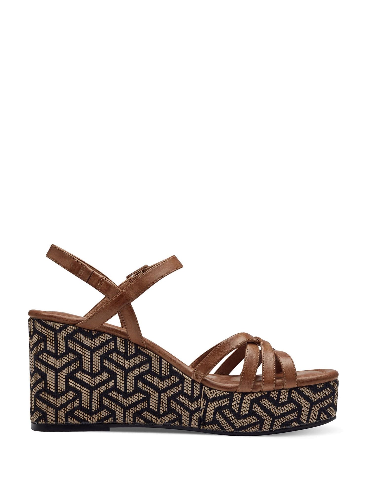 Sandali zeppa Marrone Tamaris